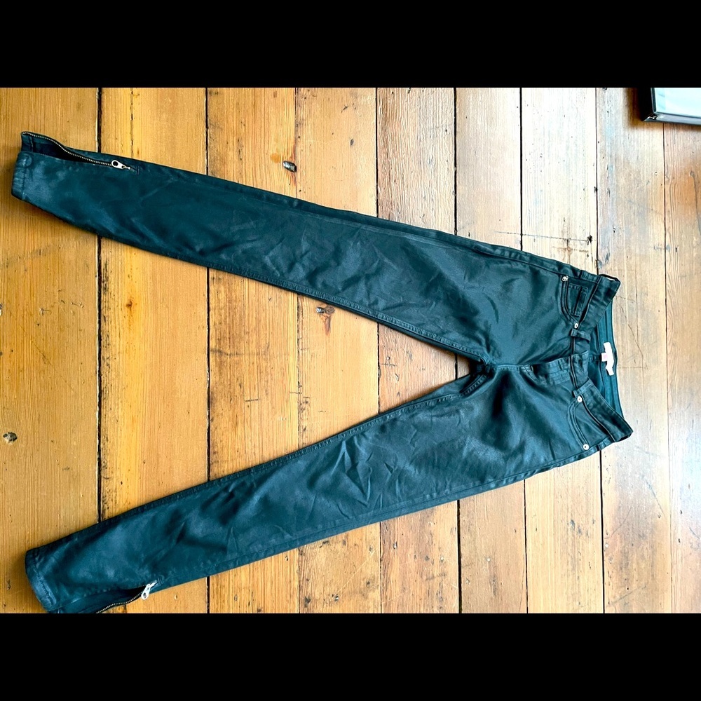 Green Ted Baker  skinny size 25 jeans see description